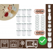 Słoiki WECK x12 / szkl. wieko,gumka, bl słoik 160ml MOLD