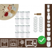 Słoiki WECK x12 / szklane wieko, miarka słoik 160ml MOLD