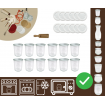 Słoiki WECK x12 / plastikowe wieko, miarka słoik 160ml MOLD