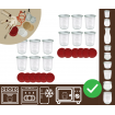 Słoiki WECK x12 / silikonowe wieko słoik 160ml MOLD