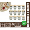 Słoiki WECK 12szt/ drewniane wieko słoik 1l 1062ml TULIP