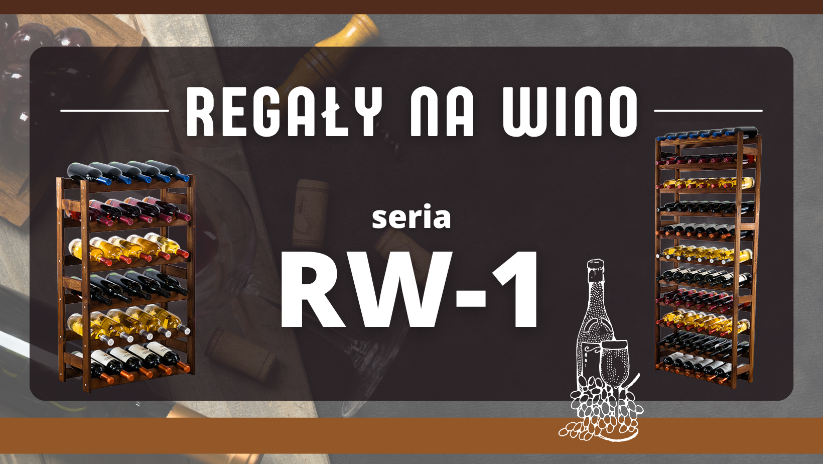 regał na wino